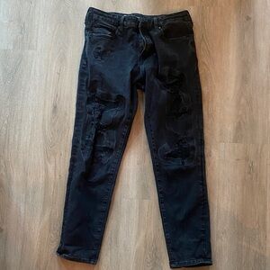 Aeropostale Black Athletic Skinny Jeans